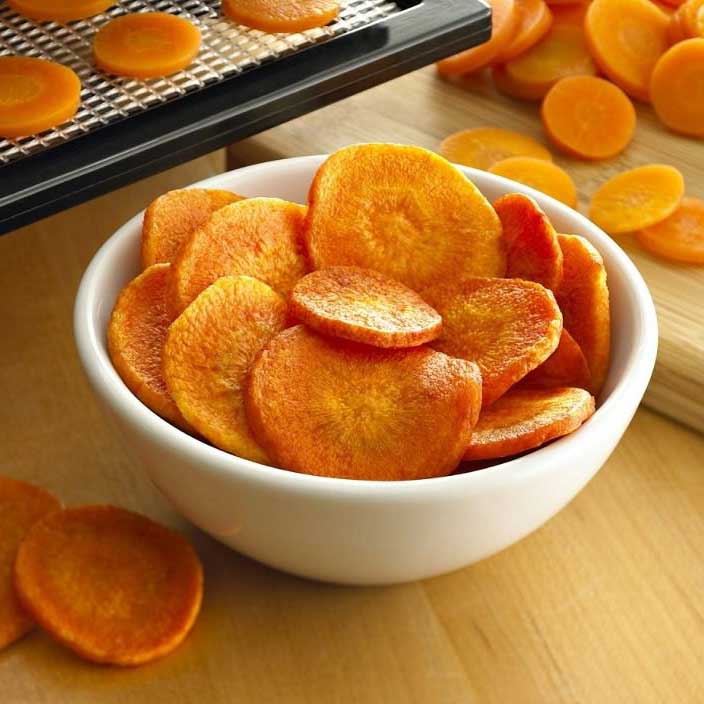 dehydrating carrots at home